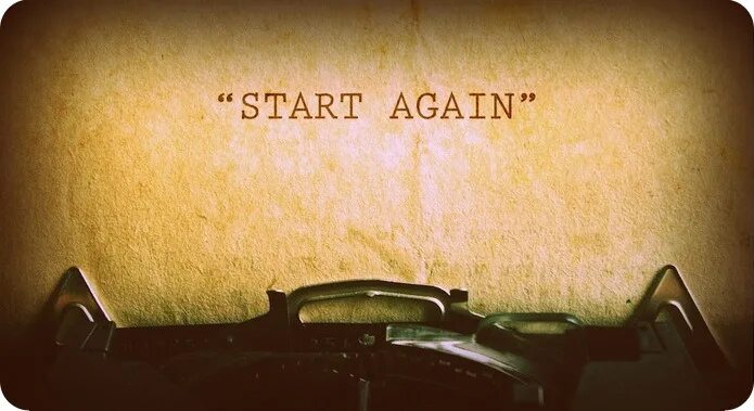 Start again. Start again game. Calibre - start again. Start again abstract.