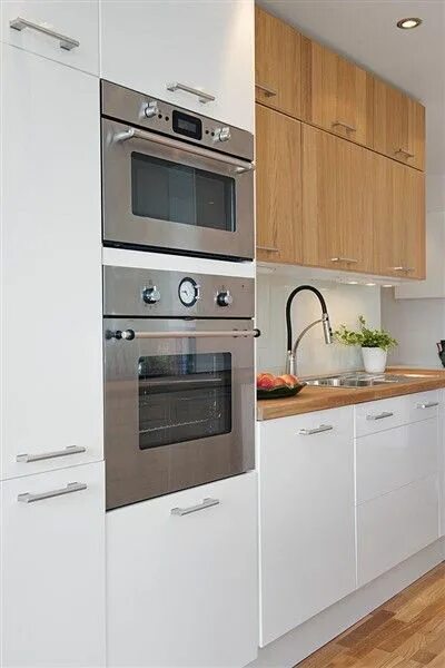 Кухня со встроенным духовым шкафом фото Electroménager cuisine Kitchen cabinets, Kitchen, Cabinet