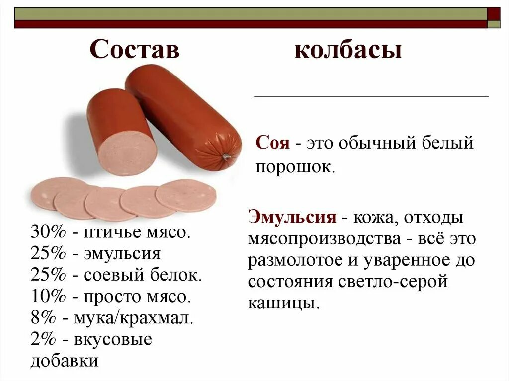 Как правильно есть колбасу