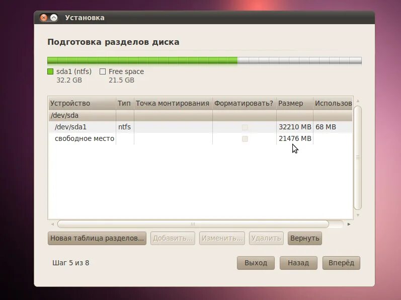Ubuntu отформатировать диск. Linux диск. установка linux. разметка жесткий диск linux.