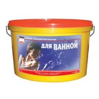 Акриловая водостойкая краска для ванной