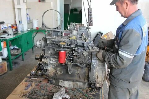 Как снять дизельный двигатель
