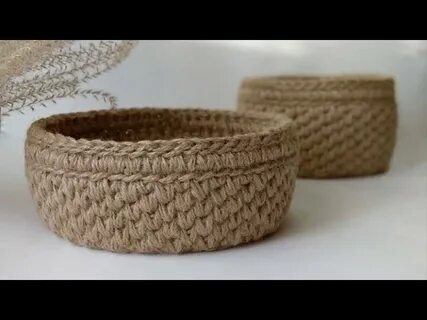Корзинки из джута