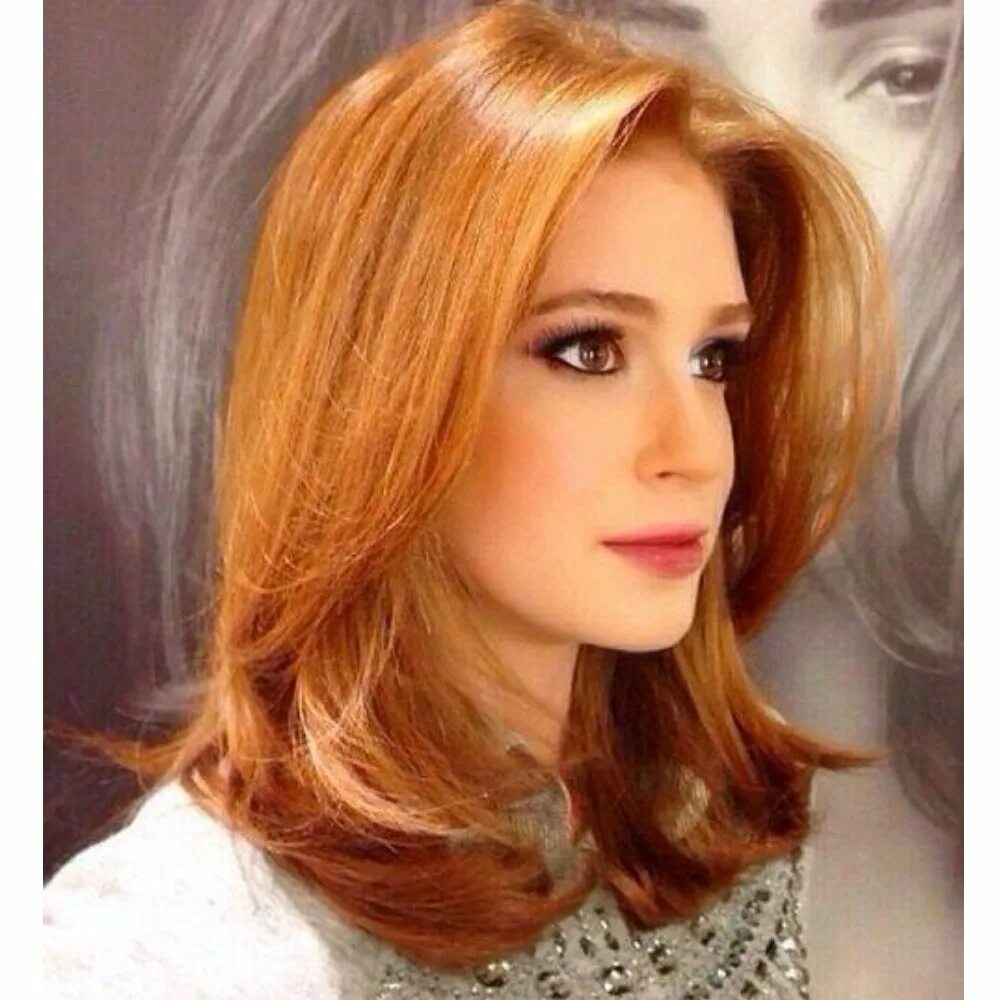 Золотистое каре. Стрижка Lob long-Bob рыжие волосы. Marina Ruy Barbosa цвет волос. Лонг Боб рыжий. Стрижка Боб Каскад на средние рыжий.