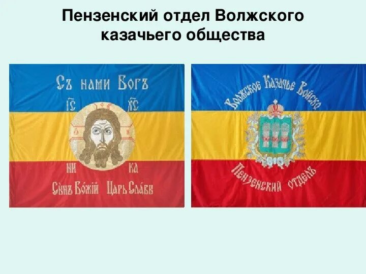 Презентация на тему "Казачьи знамёна"