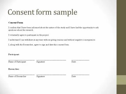 Format examples