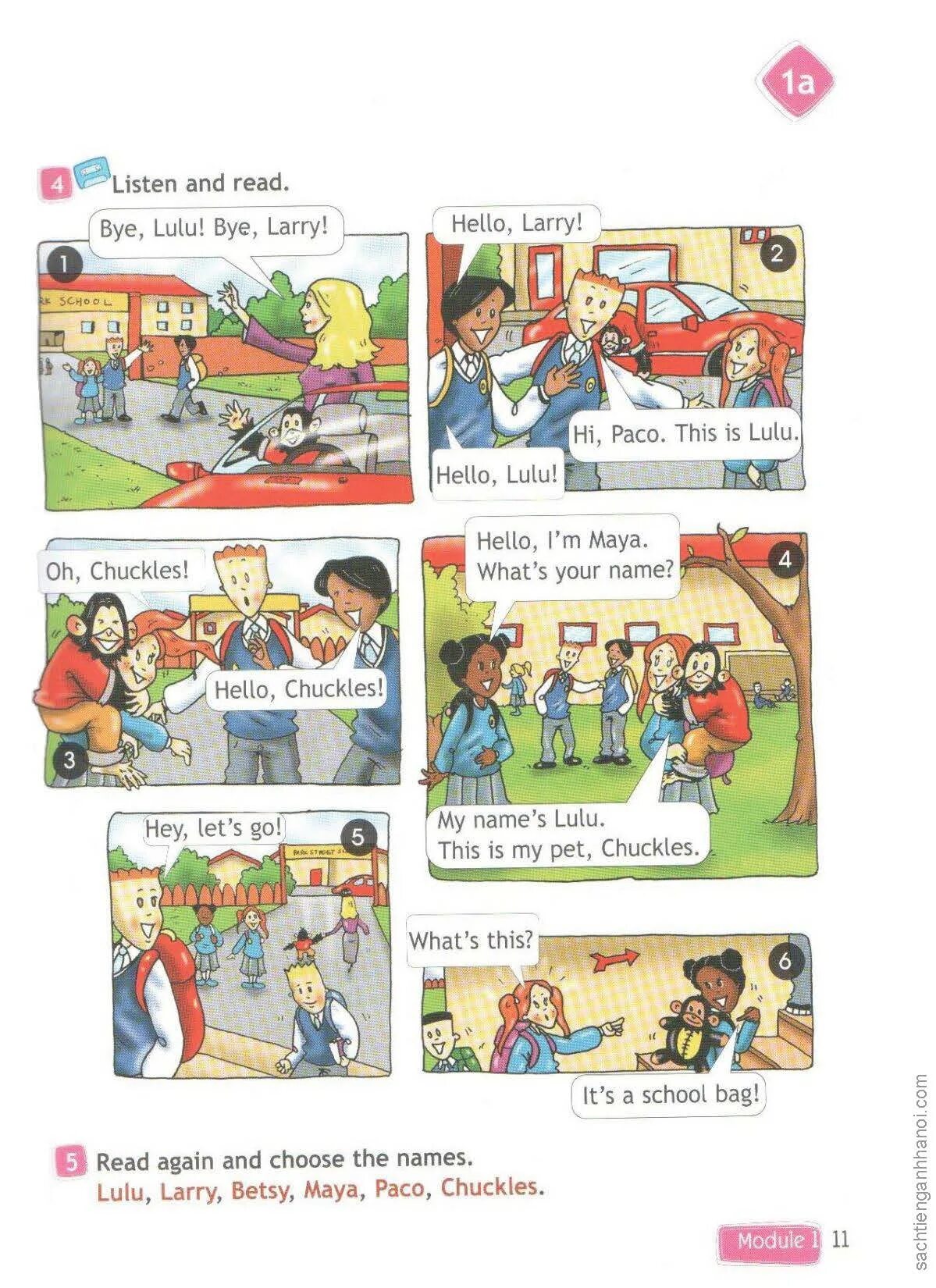 Read listen and choose