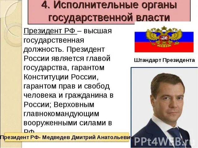 Гарант конституции страны. Кто является главой государственной власти в России.