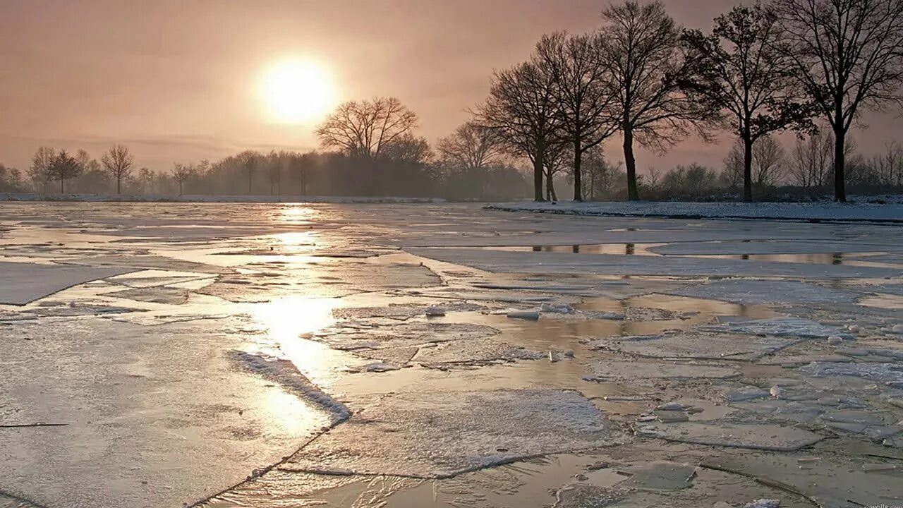 Оттепель. Просто оттепель. Пейзаж оттепель. Зимняя оттепель. Оттепель зимой.