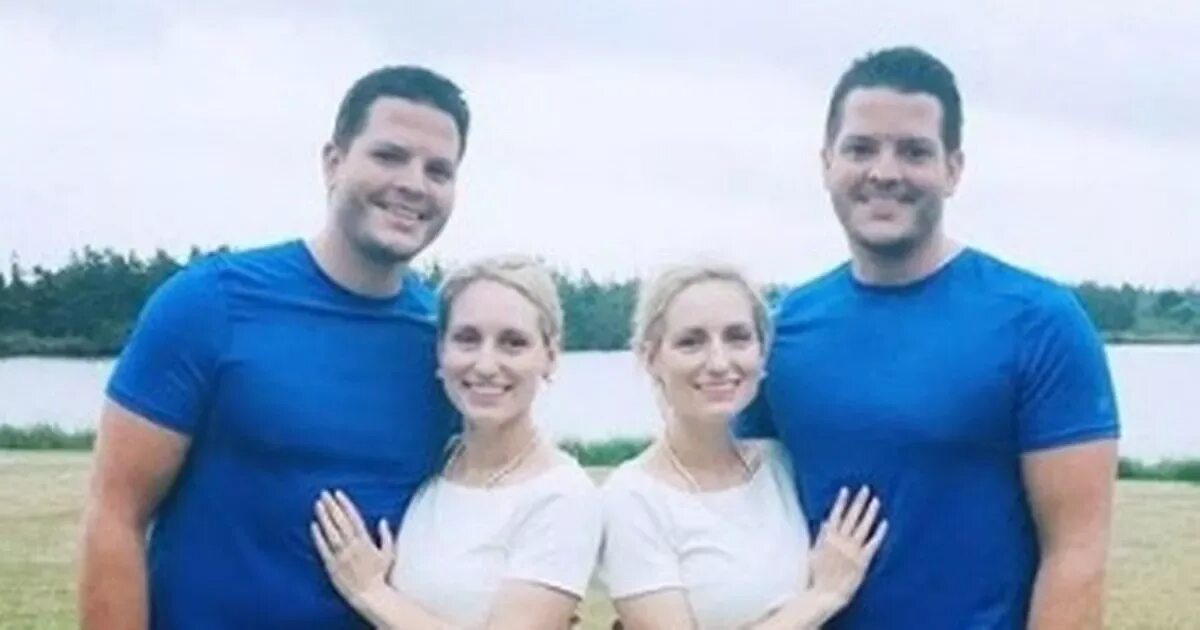 Вышла замуж за близнецов. Близнецы вышли замуж за близнецов. twin brothers married twin sisters and gave birth to twins to.
