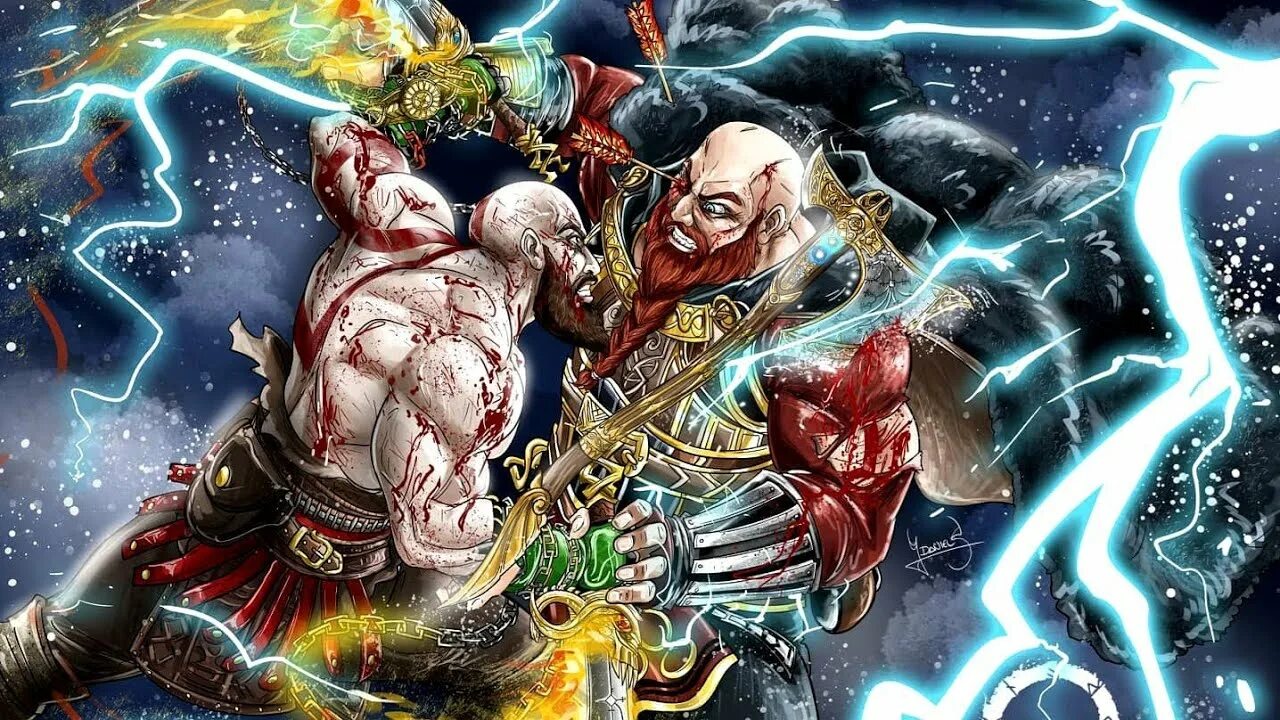 Бог рагнарек. Тор god of war ragnarok. кратос vs тор. god of war рагнарек тор.