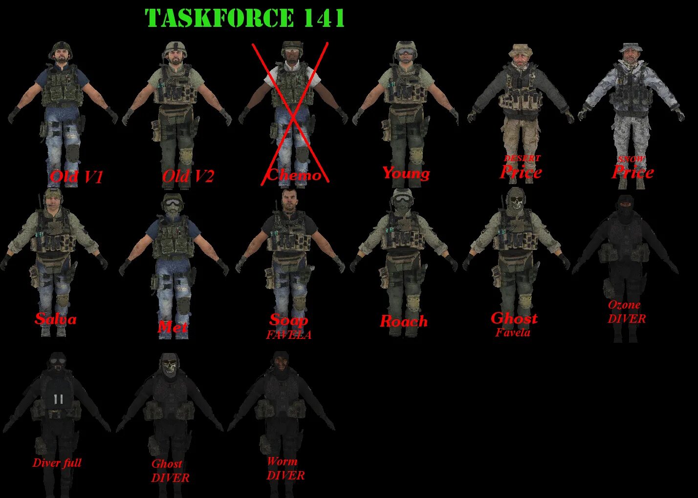 Мод скин каре. Task force 141 mw3. skin 141 skin gta. мод на скины. task force 1-4-1.