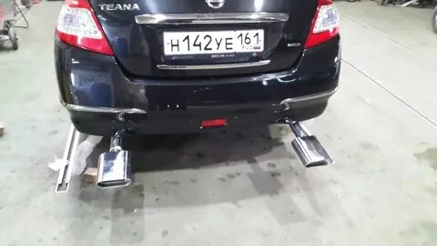 Выхлопная труба ниссан теана