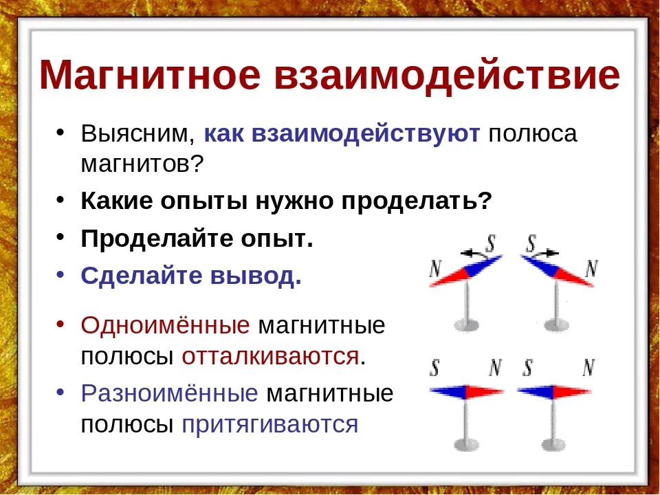 Взаимодействие магнитной стрелки и постоянных магнитов. Взаимодействие тел магнитного поля. Взаимодействие магнитных полей. Взаимодействие постоянных магнитов 8 класс. Магнитное взаимодействие физика.