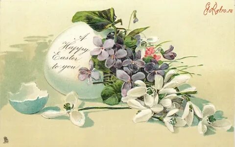 Первый день весны открытки старинные