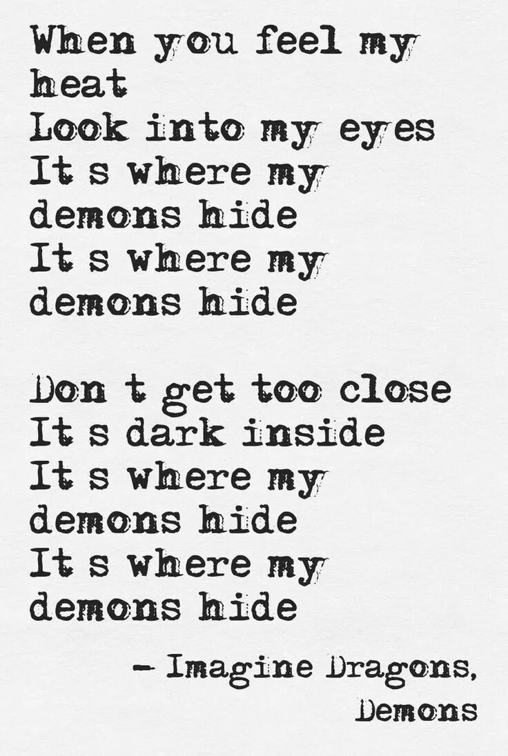 Believer текст. Слова песни demons imagine dragons. Demons imagine текст. Imagine dragons demons табы. Demons imagine текст.