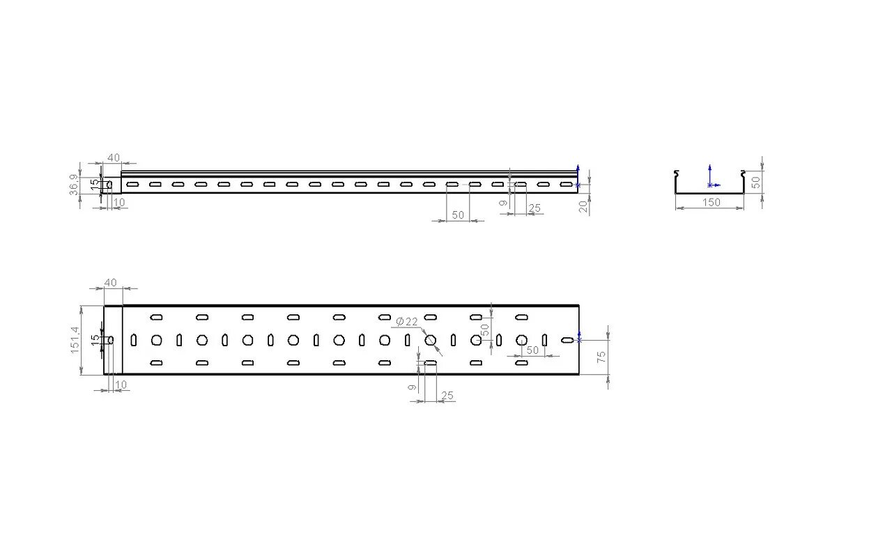 Сетчатый кабельный лоток 150х50. ДКС лоток 150х50. Лоток сетчатый 200х50 ДКС чертеж. Лоток перфорированный 200х100х3000 монтаж чертеж.