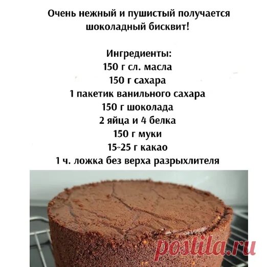 Японский шоколадный бисквит. Шоколадный бисквит как у Елизаветы 2