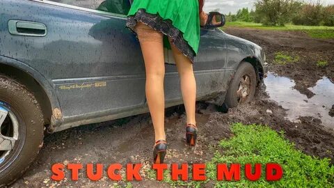 pedalpumping, pedal pumping, revving, cranking, girl drive, girl stuck car,...