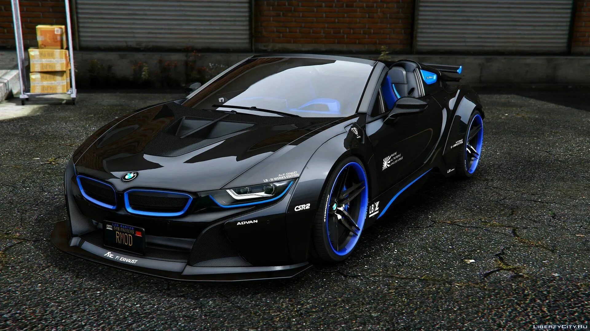 Машины гта 5 бмв. BMW i8. BMW i8 Liberty walk. BMW i8 Roadster Liberty walk. BMW i8 тюнингованная.