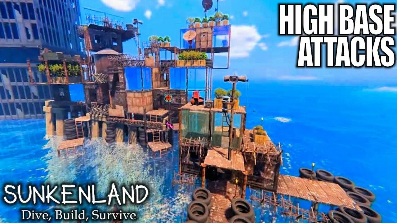 Sunkenland где найти чертежи Прохождение впервые Sunkenland Часть 1 2K Захватил всю "Парковку" с единственн