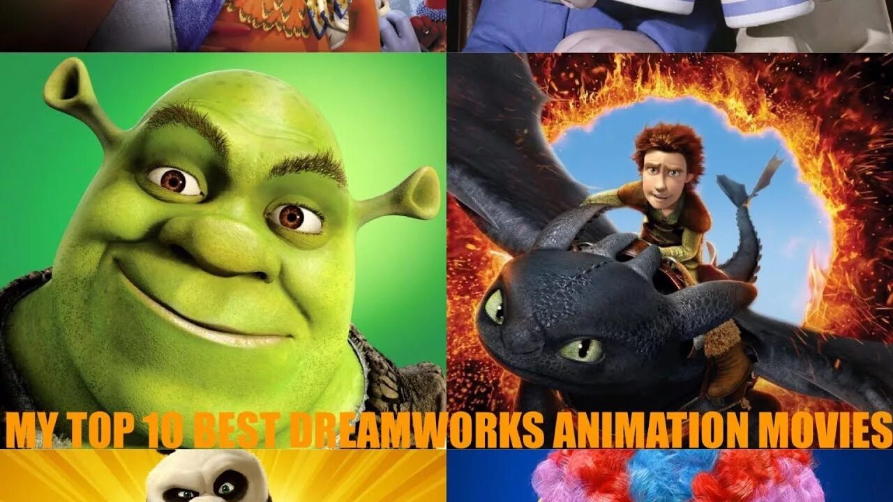 Dreamworks animation список