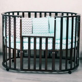 Овальные круглые кроватки трансформеры
