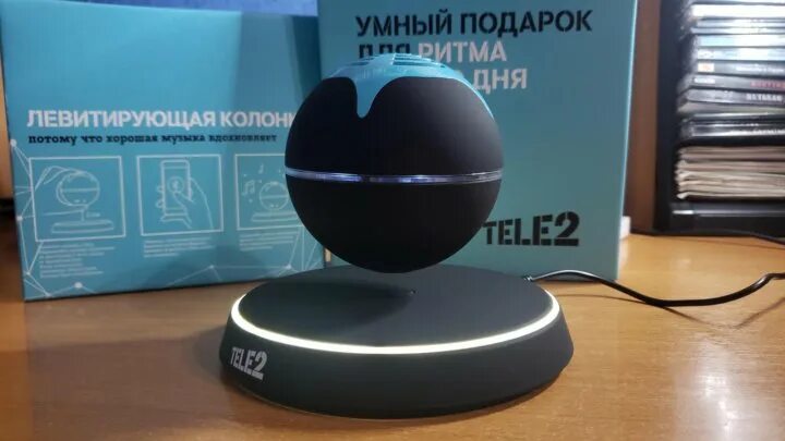 Теле2 для умных часов. Tele2 колонка. колонка теле2. левитирующая колонка. левитирующая bluetooth колонка.