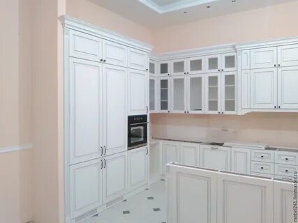 Кухни массив белая
