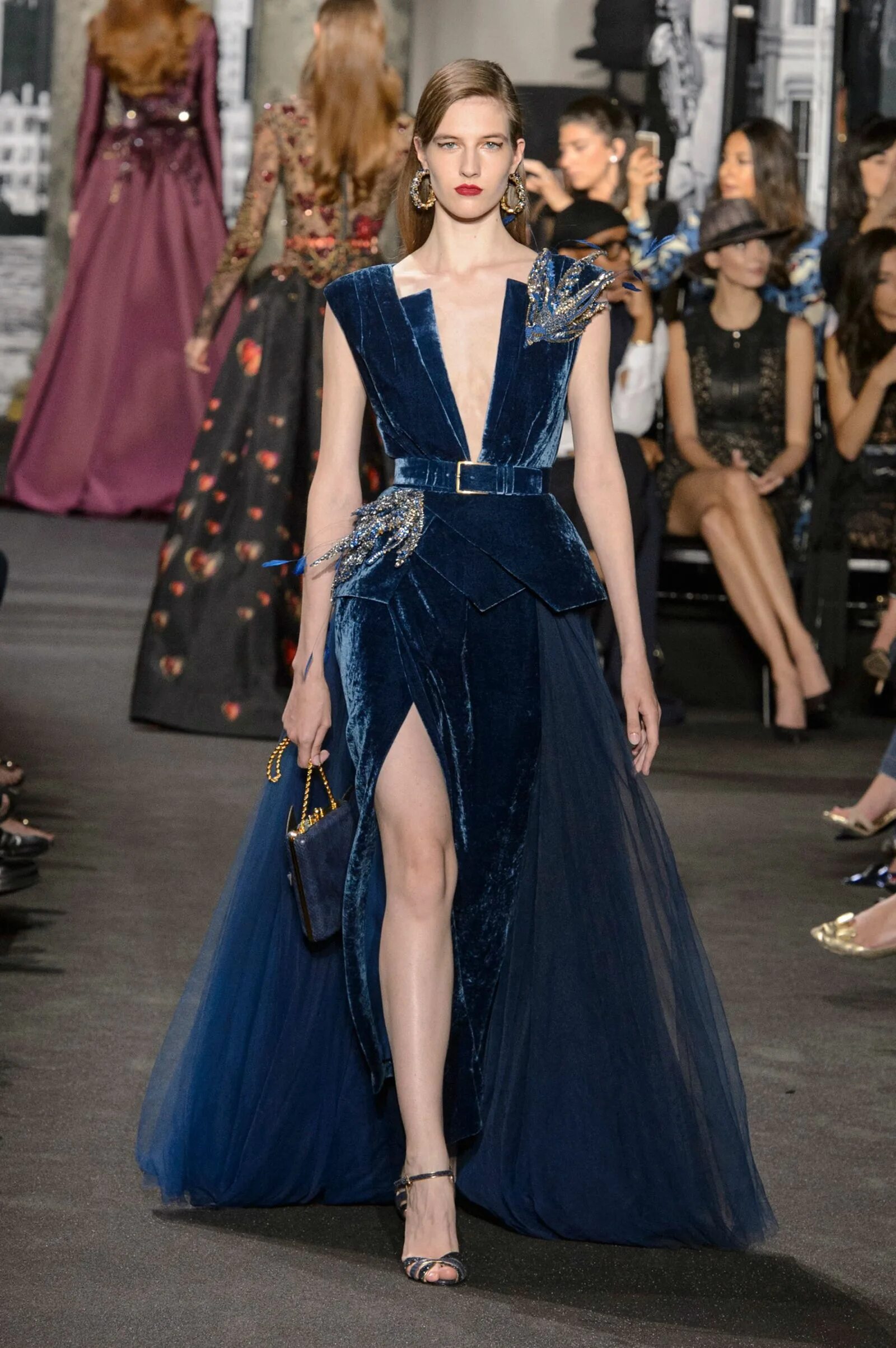 Couture me. Elie saab fall 2016 couture бархатное платье.