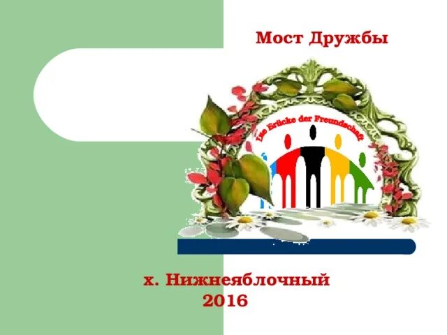 Проект мост дружбы во 2 классе IV межрегиональный молодёжный форум "Обучающий Воркшоп "Мост Дружбы" ГБУ ДПО К