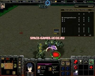 Warcraft 3 карта наруто