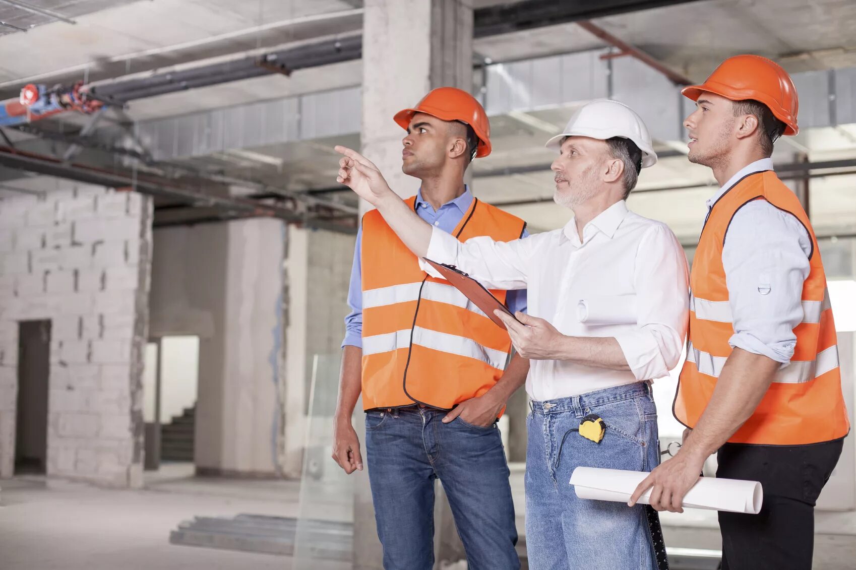 Building workers