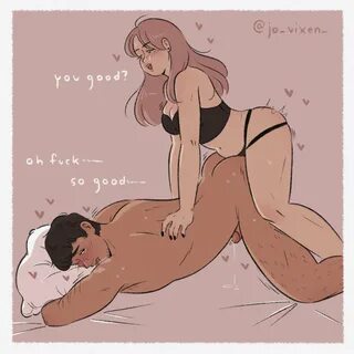 nsfw. femdom. size difference pegging 😳. 