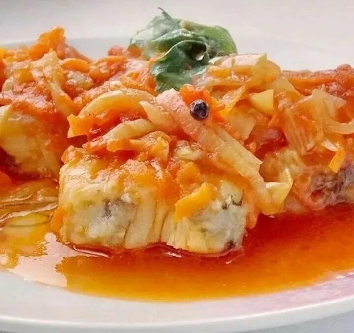 Рецепт филе рыбы с овощами