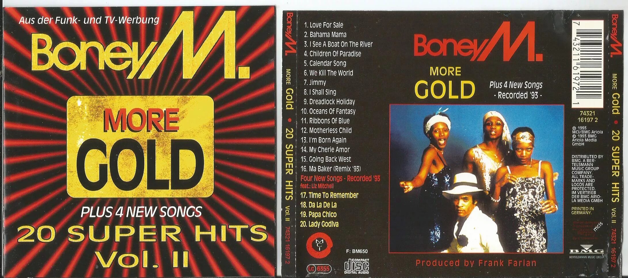 Boney m.] more Gold - 20 super Hits Vol. 2. Boney m 20 super Hits 2. Boney m Gold 20 super Hits 1992. Boney m Gold 20 super Hits 2.