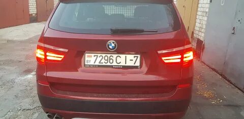 Bmw x3 задний