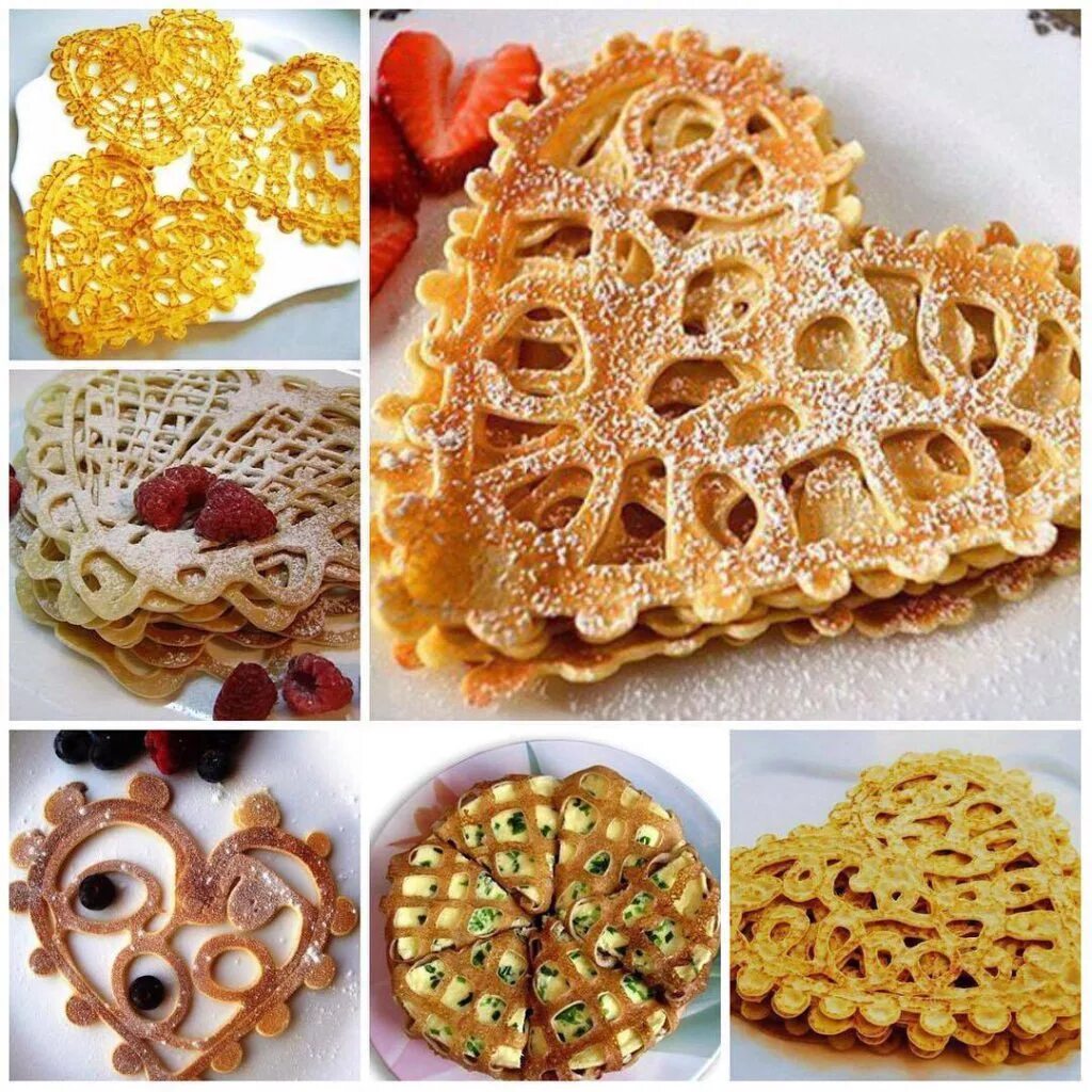 рецепт тонких ажурных. тонкие ажурные блинчики. украшения из блинов. тонкие ажурные блинчики. узорные блинчики.