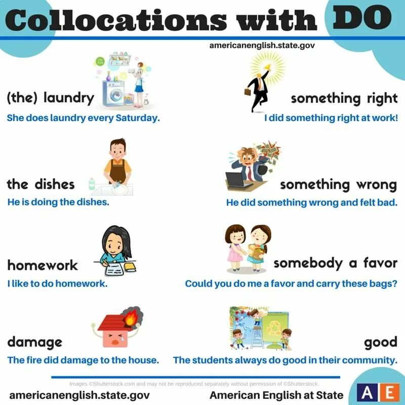 Make do activities. Collocation. Коллокации в английском языке. Коллокации с do. Collocations with.