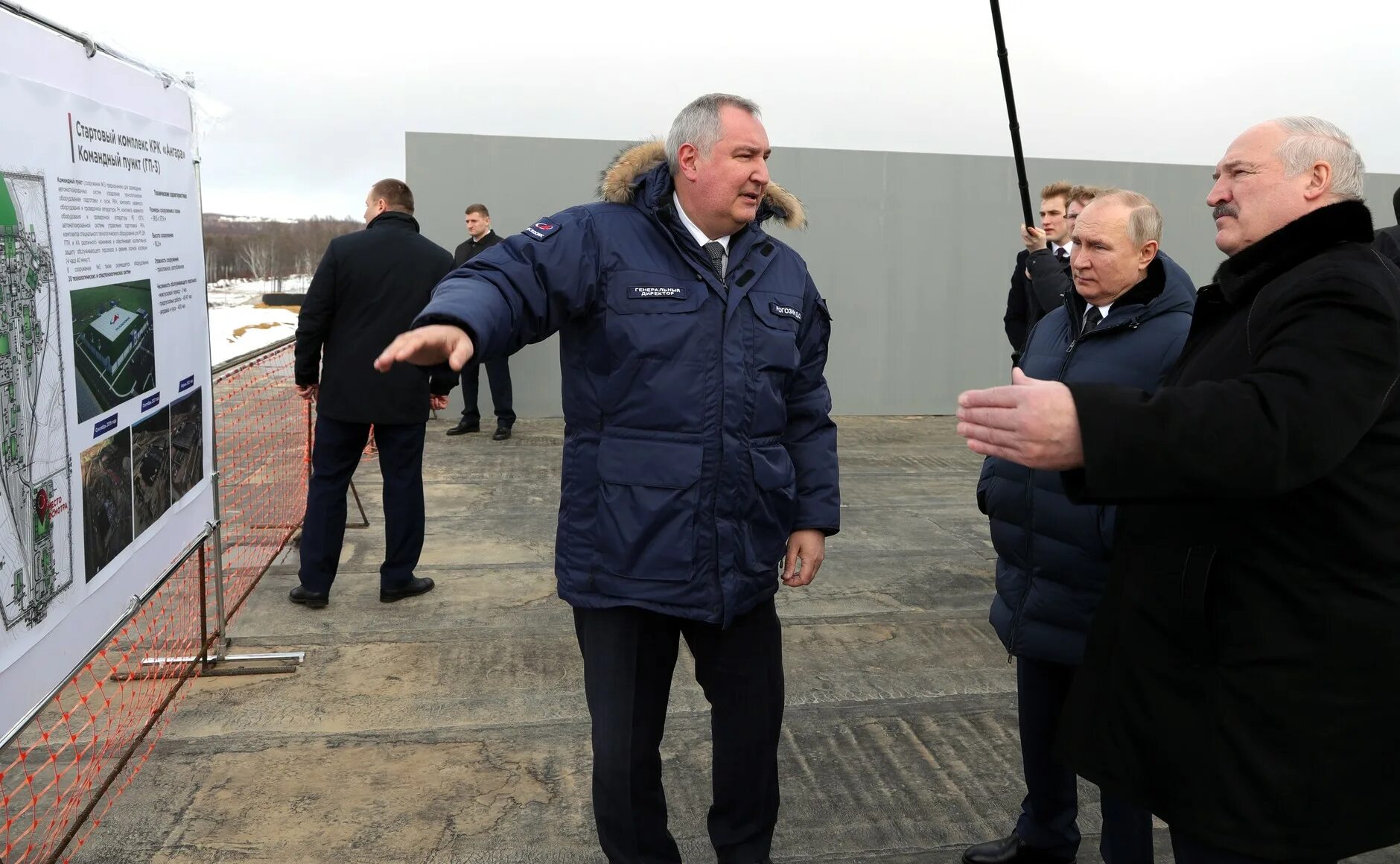 Лукашенко на космодроме Восточный. Рогозин и космодром Восточный.