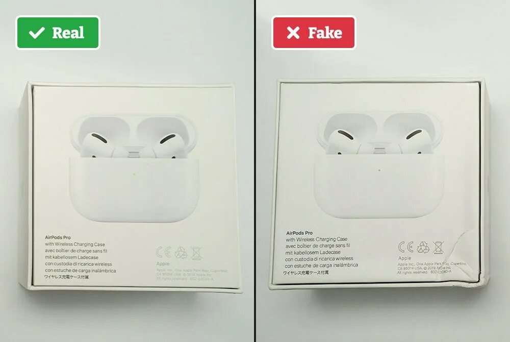 Как отличить airpods 3. Air pods 3 оригинал. AIRPODS Pro 2 fake vs Original.