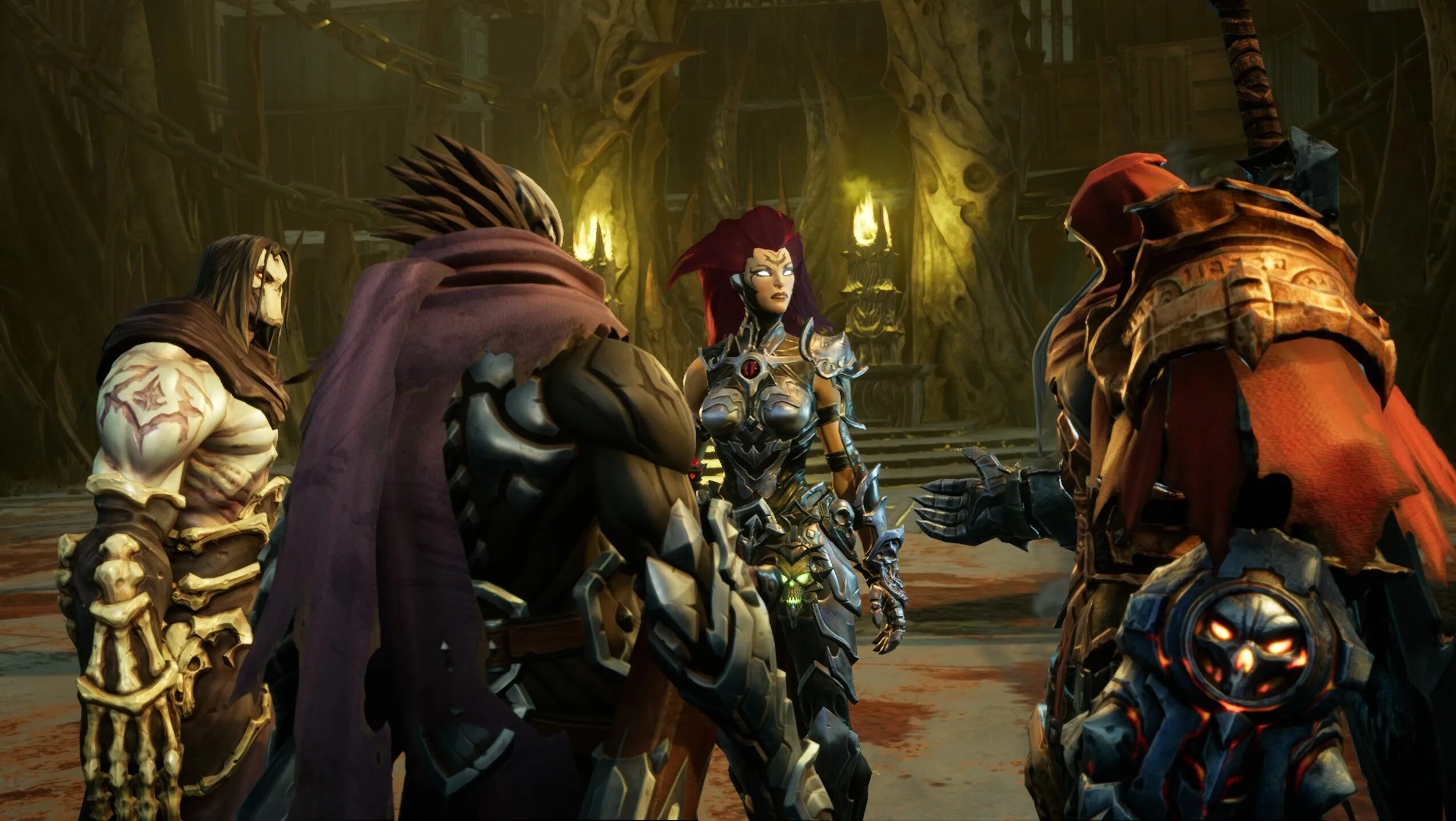 Darksiders 3 всадники. Дарксайдерс 4. 4 Всадника Darksiders 3. Дарксайдерс 4 раздор. Герой смерти игра