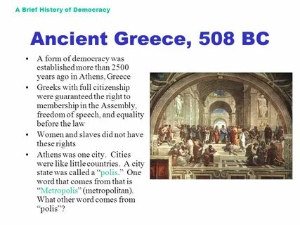 A brief history