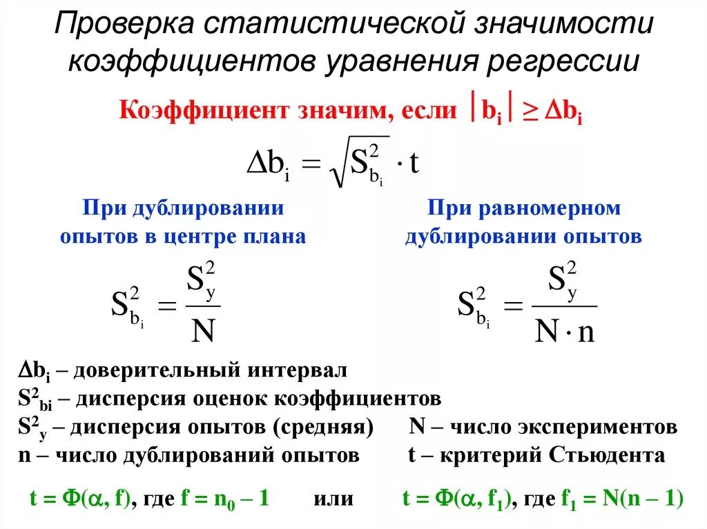 Определить коэффициент регрессии. Значимость коэффициентов уравнения регрессии. Статистическая значимость коэффициентов линейной регрессии. Формул для определения коэффициентов регрессии. Проверка статистической значимости коэффициентов регрессии.