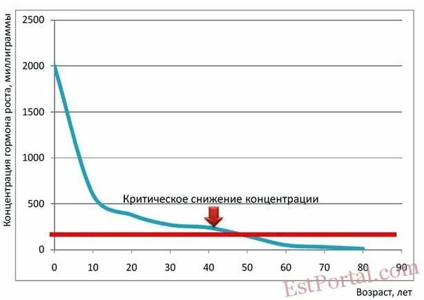 Частоты гормона роста. Секреция гормона роста возрастная. Уровень гормона роста с возрастом. Возрастные изменения уровня гормона роста. Уровень гормона роста график.