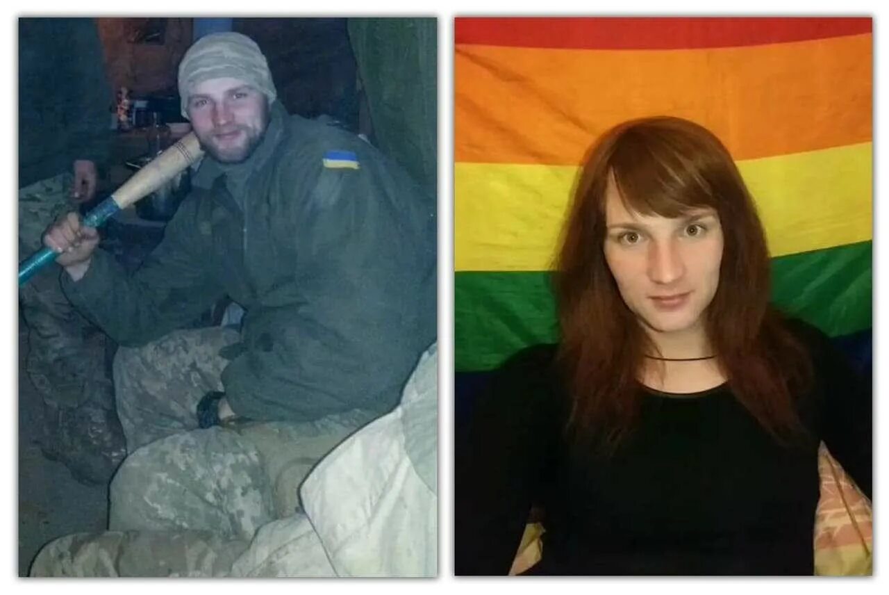 Трансгендер в армии Украины. Трансгендер в украинской армии. До и после армии. До армии и после фото.