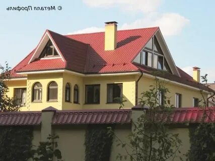 Красно желтый дом