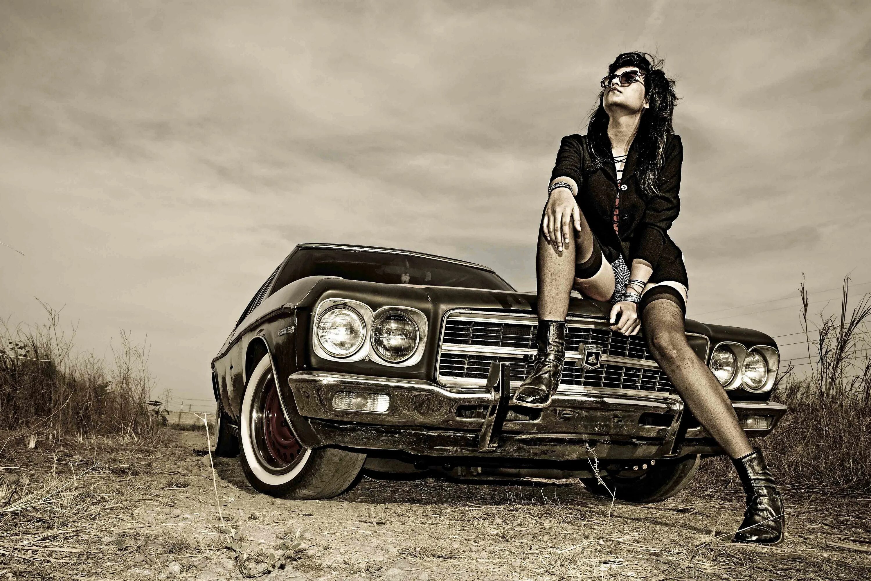 The cars you are the girl. Однажды Кравц. Фотосессия в стиле рок. Автомобиль в стиле рок - н - ролл. Машина рокера.