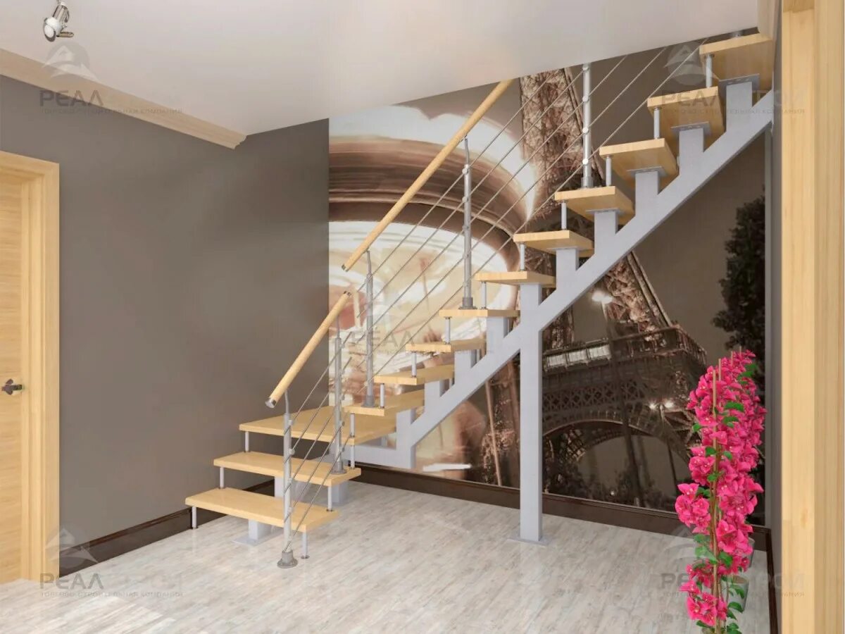 Лестница над дверью на второй этаж. Г образная с площадкой. Лестницы г образные с площадкой. Лестница на косоурах деревянная с площадкой поворотом на 90 градусов. Г образная лестница.