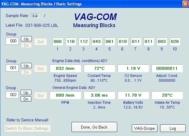 Группы ваг ком. Transporter t4 023906024b VAG-com группа 012. VAG com 26 группа 2.0 TFSI. VAG com Фольксваген. VAG com блоки.